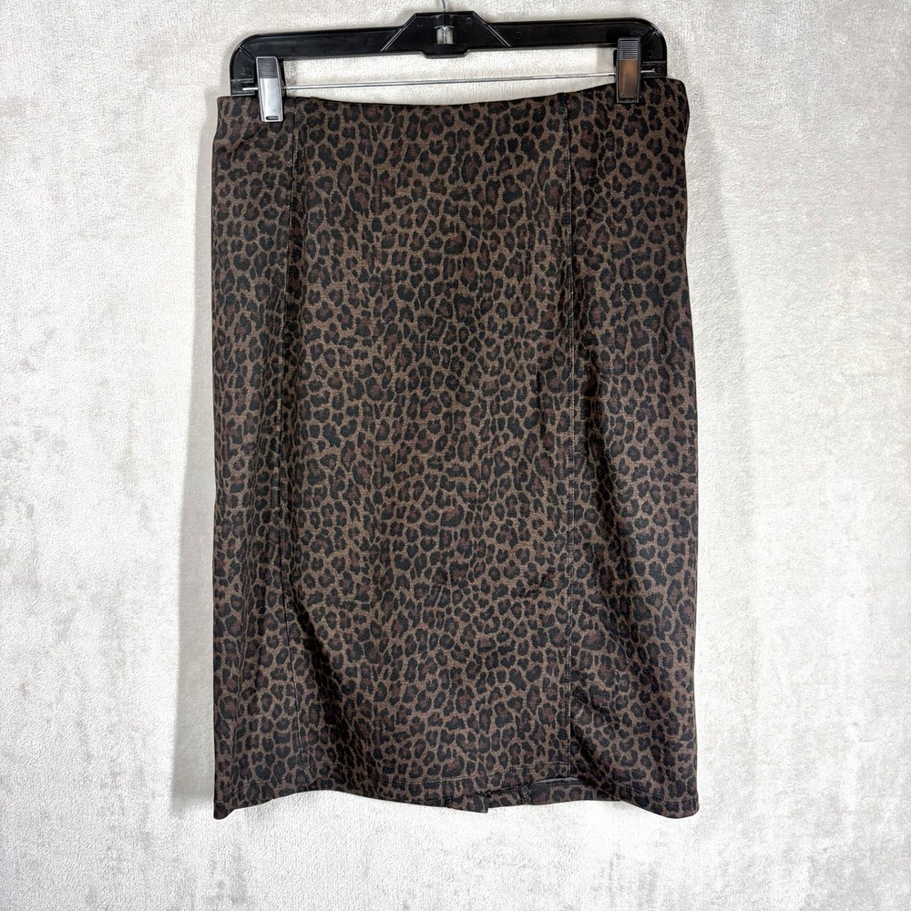 Liverpool LA Leopard Print Pencil Skirt Size 10 Indie Sleaze Mob Wife Bombshell